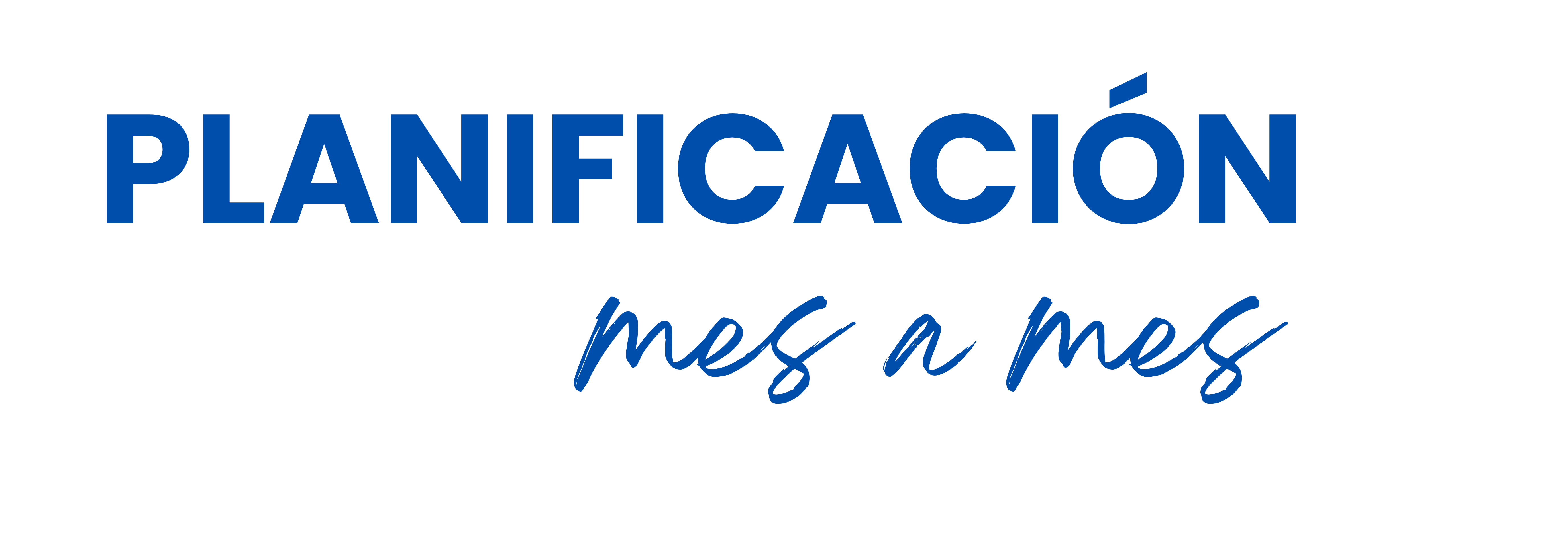 Planificación mes a mes